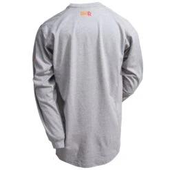 Ariat Work FR Shirts: Men's 10022329 Silver Fox Heather FR Air Crew Shirt 7 Ariat Work FR Shirts: Men's 10022329 Silver Fox Heather FR Air Crew Shirt -Outlet Vestucia Store 10022329 3