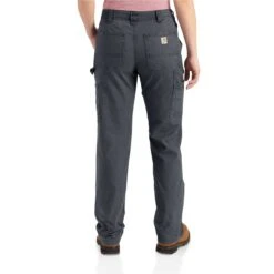 Carhartt Women's: 102080 011 Coal Loose Fit Crawford Rugged Flex Pants -Outlet Vestucia Store 102080011 avb