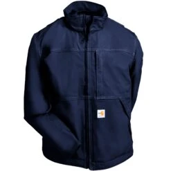 Carhartt Jackets: Men's Navy 102179 410 FR Full Swing Quick Duck Jacket -Outlet Vestucia Store 102179 410 3