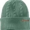 Carhartt Hats: Women's 104397 G30 Green Bay Rib Knit Fisherman Beanie -Outlet Vestucia Store 104397g30