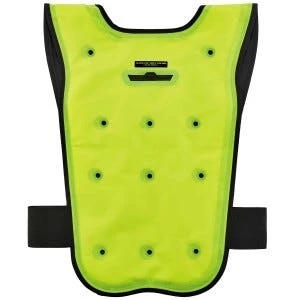 Ergodyne Vest: 6687 Lime Chill Its Economy Dry Evaporative Cooling Vest 3 Ergodyne Vest: 6687 Lime Chill Its Economy Dry Evaporative Cooling Vest