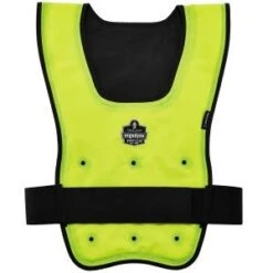 Ergodyne Vest: 6687 Lime Chill Its Economy Dry Evaporative Cooling Vest 7 Ergodyne Vest: 6687 Lime Chill Its Economy Dry Evaporative Cooling Vest -Outlet Vestucia Store 12683 6687 dry evaporative cooling vest front