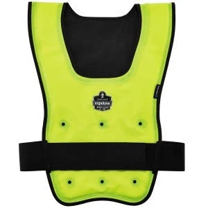 Ergodyne Vest: 6687 Lime Chill Its Economy Dry Evaporative Cooling Vest 4 Ergodyne Vest: 6687 Lime Chill Its Economy Dry Evaporative Cooling Vest - Image 2