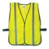 Ergodyne Vest: 8020HL Lime GloWear Non Certified Standard Hi Visibility Vest -Outlet Vestucia Store 20040 8020hl safety vest lime front 1 1