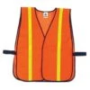 Ergodyne Vest: 8040HL Orange GloWear Non Certified Standard Hi Gloss Vest -Outlet Vestucia Store 20070 8040hl safety vest orange front 1 1