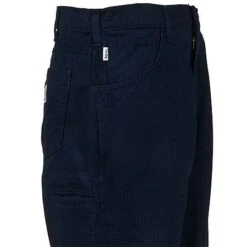 Carhartt Jeans: Men's Navy Flame-Resistant Loose Fit Canvas Jeans FRB159 DNY -Outlet Vestucia Store 2012 09 19 12.26.22