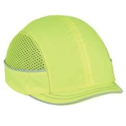 Ergodyne Caps: Men's 8950 Lime Skullerz Micro Brim Bump Cap