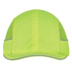 Ergodyne Caps: Men's 8950 Lime Skullerz Micro Brim Bump Cap -Outlet Vestucia Store 23331 8950 bump cap lime micro brim front
