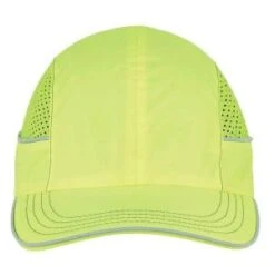 Ergodyne Caps: Men's 8950 Lime Skullerz Long Brim Bump Cap -Outlet Vestucia Store 23335 8950 bump cap lime long brim front