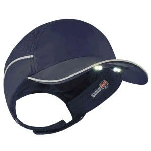 Ergodyne Caps: Men's 8965 Navy Skullerz Long Brim W/ LED Lighting Bump Cap 4 Ergodyne Caps: Men's 8965 Navy Skullerz Long Brim W/ LED Lighting Bump Cap - Image 2