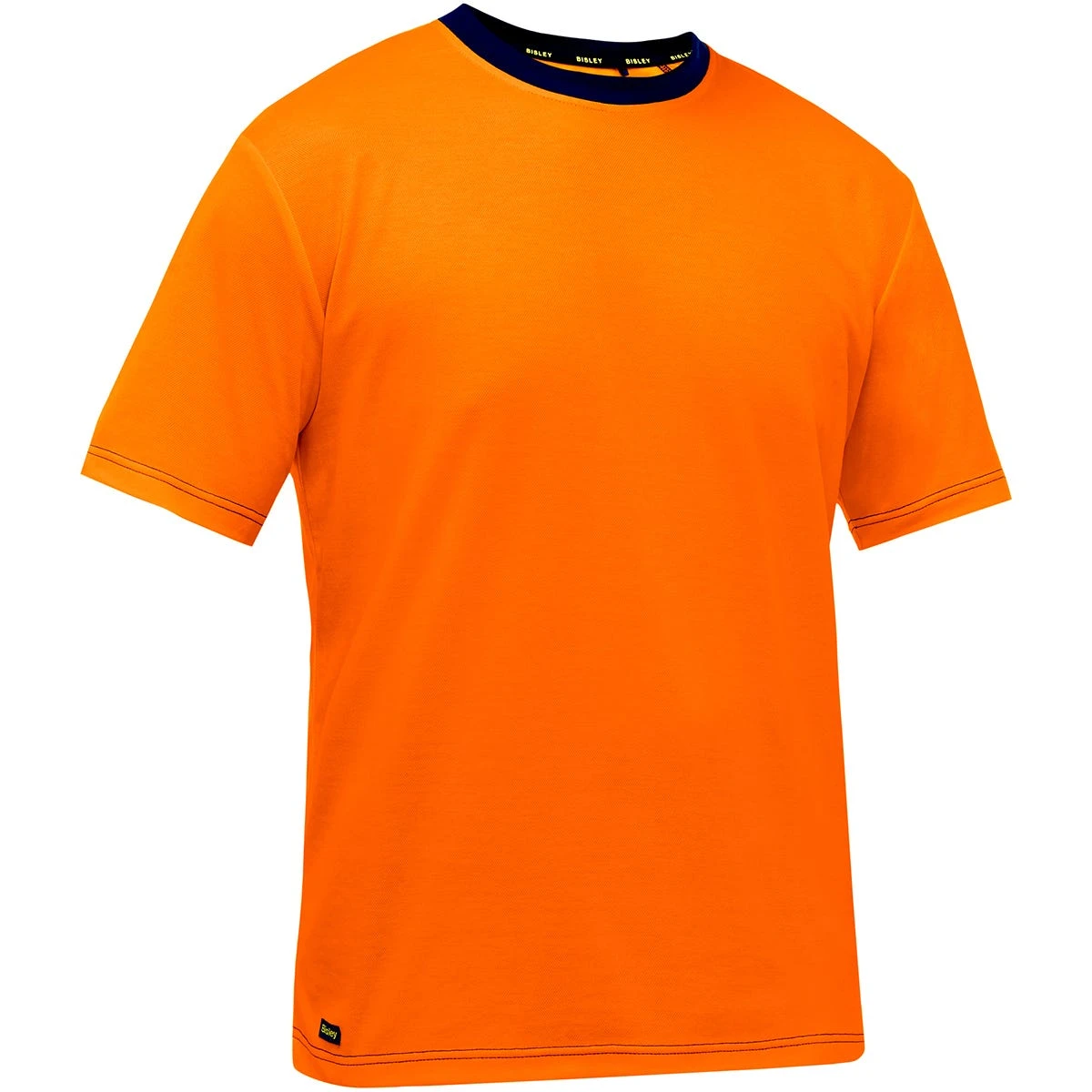 Bisley By PIP Shirts: Men's 310M1118 O Orange High Vis Non-ANSI Short Sleeve Work T-Shirt 3 Bisley By PIP Shirts: Men's 310M1118 O Orange High Vis Non-ANSI Short Sleeve Work T-Shirt