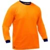 Bisley By PIP Shirts: Men's 310M6118 O Orange High Vis Non-ANSI Long Sleeve Work Shirt -Outlet Vestucia Store 310m6118 o omf