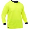 Bisley By PIP Shirts: Men's 310M6118 Y Yellow High Vis Non-ANSI Long Sleeve Work Shirt -Outlet Vestucia Store 310m6118 y omf