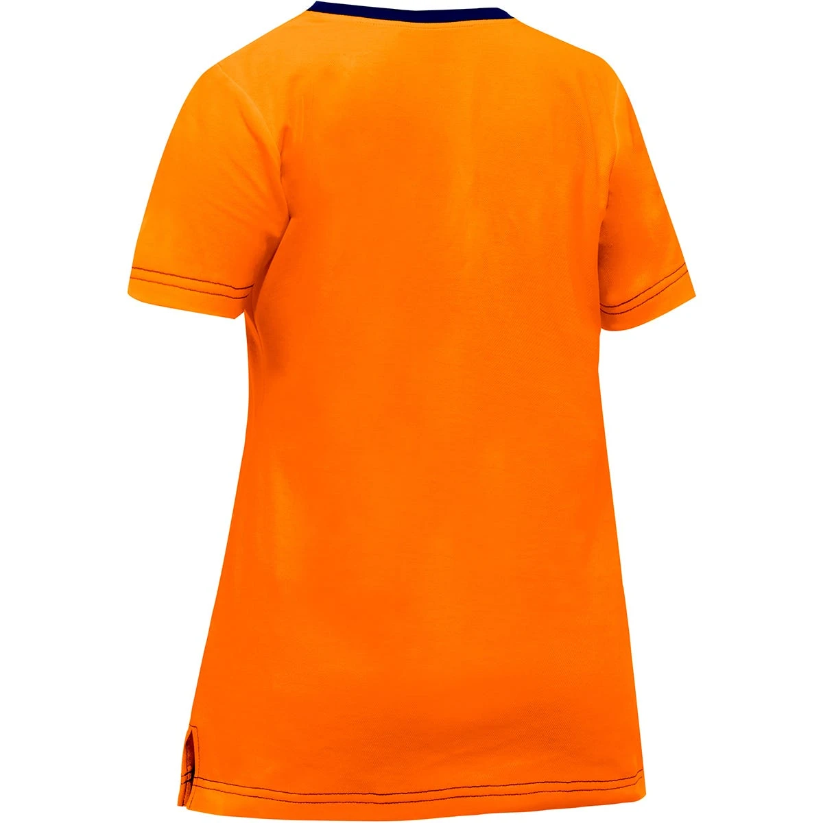 Bisley By PIP Shirts: Women's 310W1118 O Orange Non-ANSI Short Sleeve V Neck T-Shirt 4 Bisley By PIP Shirts: Women's 310W1118 O Orange Non-ANSI Short Sleeve V Neck T-Shirt - Image 2