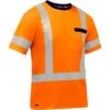 Bisley By PIP Shirts: Men's 313M1118X O Orange ANSI Type R Class 3 X-Back Short Sleeve Shirt 1 Bisley By PIP Shirts: Men's 313M1118X O Orange ANSI Type R Class 3 X-Back Short Sleeve Shirt -Outlet Vestucia Store 313m1118x o omf