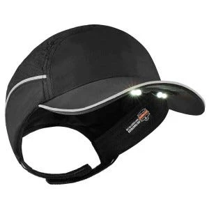 Ergodyne Caps: Men's 8965 Black Skullerz Long Brim W/ LED Lighting Bump Cap 4 Ergodyne Caps: Men's 8965 Black Skullerz Long Brim W/ LED Lighting Bump Cap - Image 2