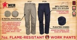 MCR Safety: Men's PT2N Navy Flame Resistant FR Navy Work Pants 11 MCR Safety: Men's PT2N Navy Flame Resistant FR Navy Work Pants -Outlet Vestucia Store 7 ounce flame resistant fr work pants 1