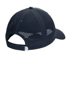 New Era Hats: Men's NE406 DN Deep Navy Perforated Performance Cap -Outlet Vestucia Store 9489 deepnavy 3 ne406deepnavyflatback2 337w