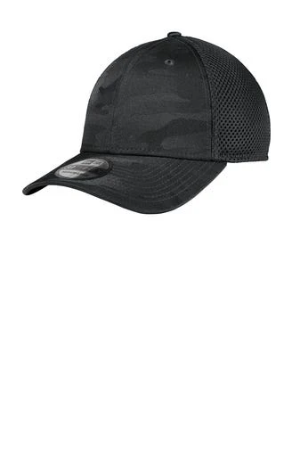 New Era Hats: Men's NE1091 BLKC Black Camo Tonal Stretch Tech Mesh Cap 4 New Era Hats: Men's NE1091 BLKC Black Camo Tonal Stretch Tech Mesh Cap - Image 2