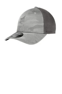 New Era Hats: Men's NE1091 RGCG Rainstorm Grey Camo Graphite Tonal Stretch Tech Mesh Cap -Outlet Vestucia Store 9779 rnstgycagra 1 ne1091rnstgycagraflatleft 337w