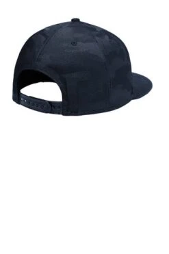 New Era Hats: Men's NE407 DNC Deep Navy Camo Flat Bill Snapback Cap -Outlet Vestucia Store 9780 dpnvydpnyc 3 ne407dpnvydpnycflatback 337w