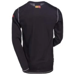 Ariat Work FR Shirts: Men's Polartec FR 10014892 Black Baselayer Shirt -Outlet Vestucia Store ariat 10014892 blk b 01