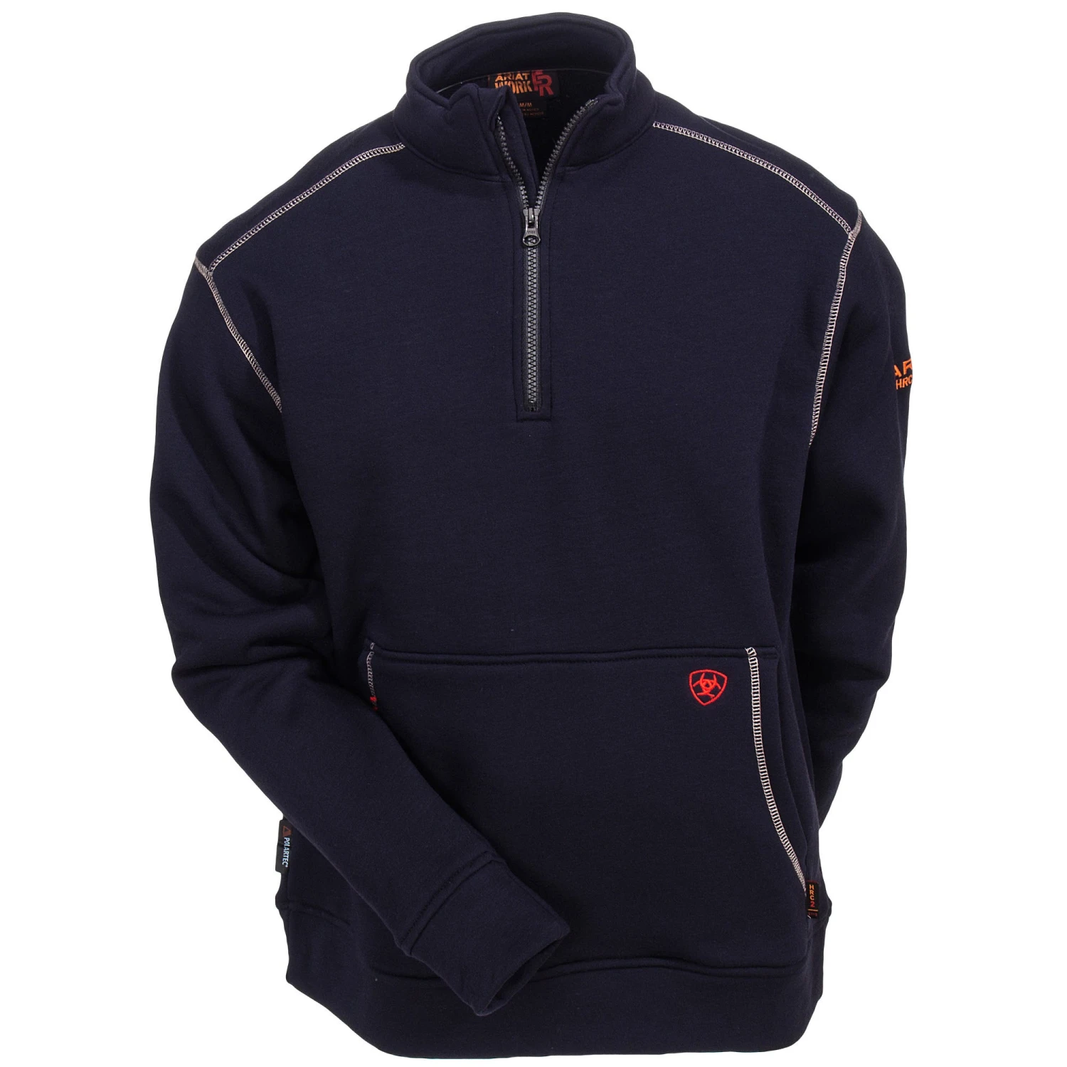 Ariat Sweatshirts: Men's 10015950 Flame-Resistant Blue Quarter-Zip Sweatshirt 5 Ariat Sweatshirts: Men's 10015950 Flame-Resistant Blue Quarter-Zip Sweatshirt - Image 3
