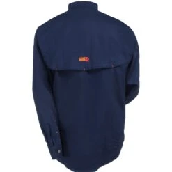 Ariat Work FR Shirts: FR Solid Vent 10019062 Men's Navy Blue Button-Down Long-Sleeve Shirt 7 Ariat Work FR Shirts: FR Solid Vent 10019062 Men's Navy Blue Button-Down Long-Sleeve Shirt -Outlet Vestucia Store ariat 10019062 b 01