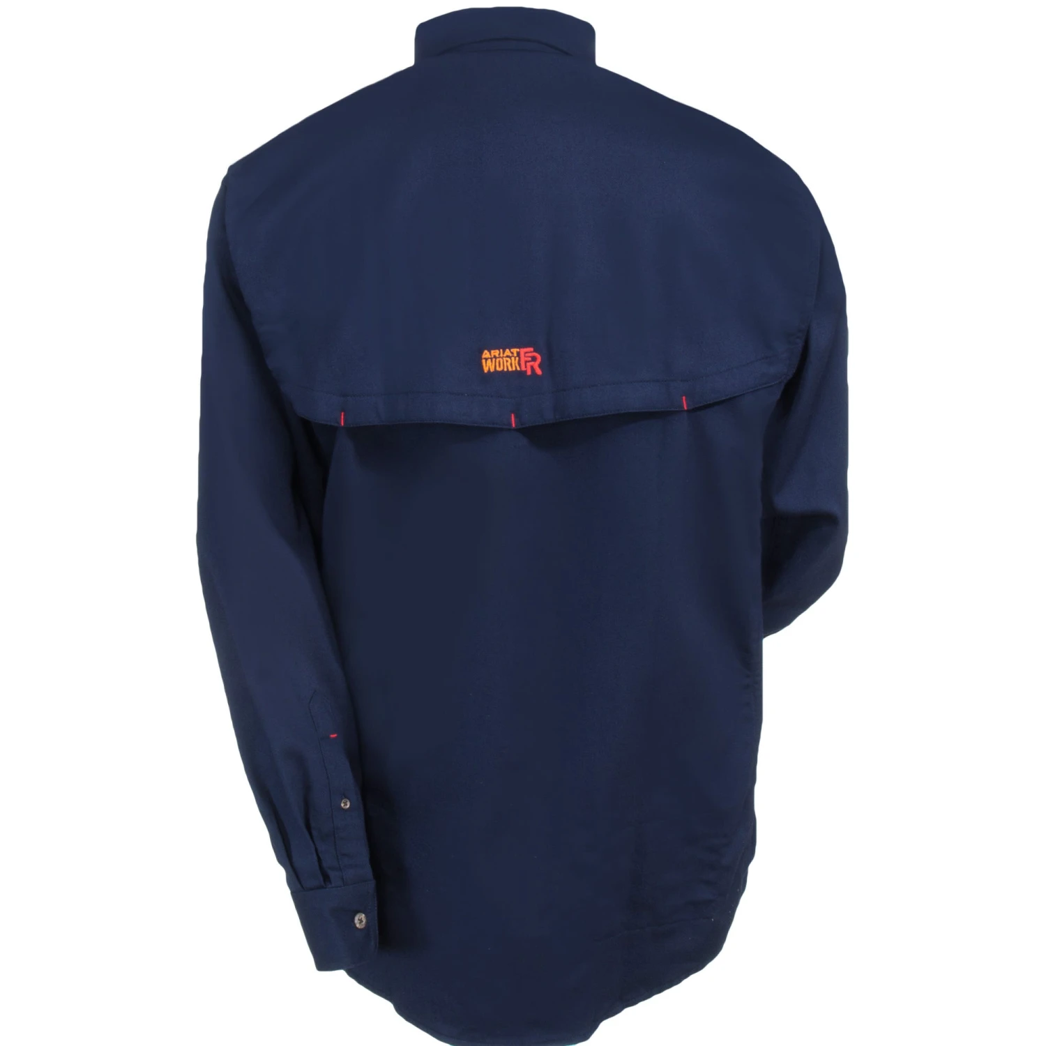 Ariat Work FR Shirts: FR Solid Vent 10019062 Men's Navy Blue Button-Down Long-Sleeve Shirt 5 Ariat Work FR Shirts: FR Solid Vent 10019062 Men's Navy Blue Button-Down Long-Sleeve Shirt - Image 3