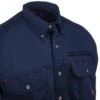 Ariat Work FR Shirts: FR Solid Vent 10019062 Men's Navy Blue Button-Down Long-Sleeve Shirt 2 Ariat Work FR Shirts: FR Solid Vent 10019062 Men's Navy Blue Button-Down Long-Sleeve Shirt -Outlet Vestucia Store ariat 10019062 cd 01