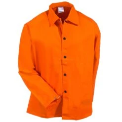 Black Stallion Jackets: Men's FO9 30C Orange High-Visibility Flame-Resistant Welding Jacket -Outlet Vestucia Store black stallion f09 30c f 01
