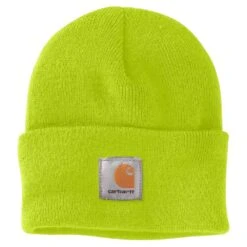 Carhartt Hats: Lime Green High Visibility Watch Hat A18 BLM