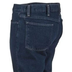 Bulwark Jeans: Men's PEJM SD Flame-Resistant Blue Denim Straight Cut Jeans -Outlet Vestucia Store bulwark pejmsd2 l 01