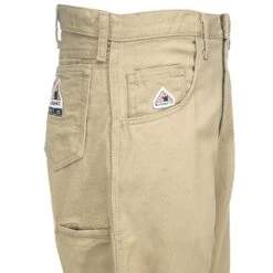 Bulwark Pants: Men's Flame-Resistant PLJ6 KH Khaki Excel Canvas Pants