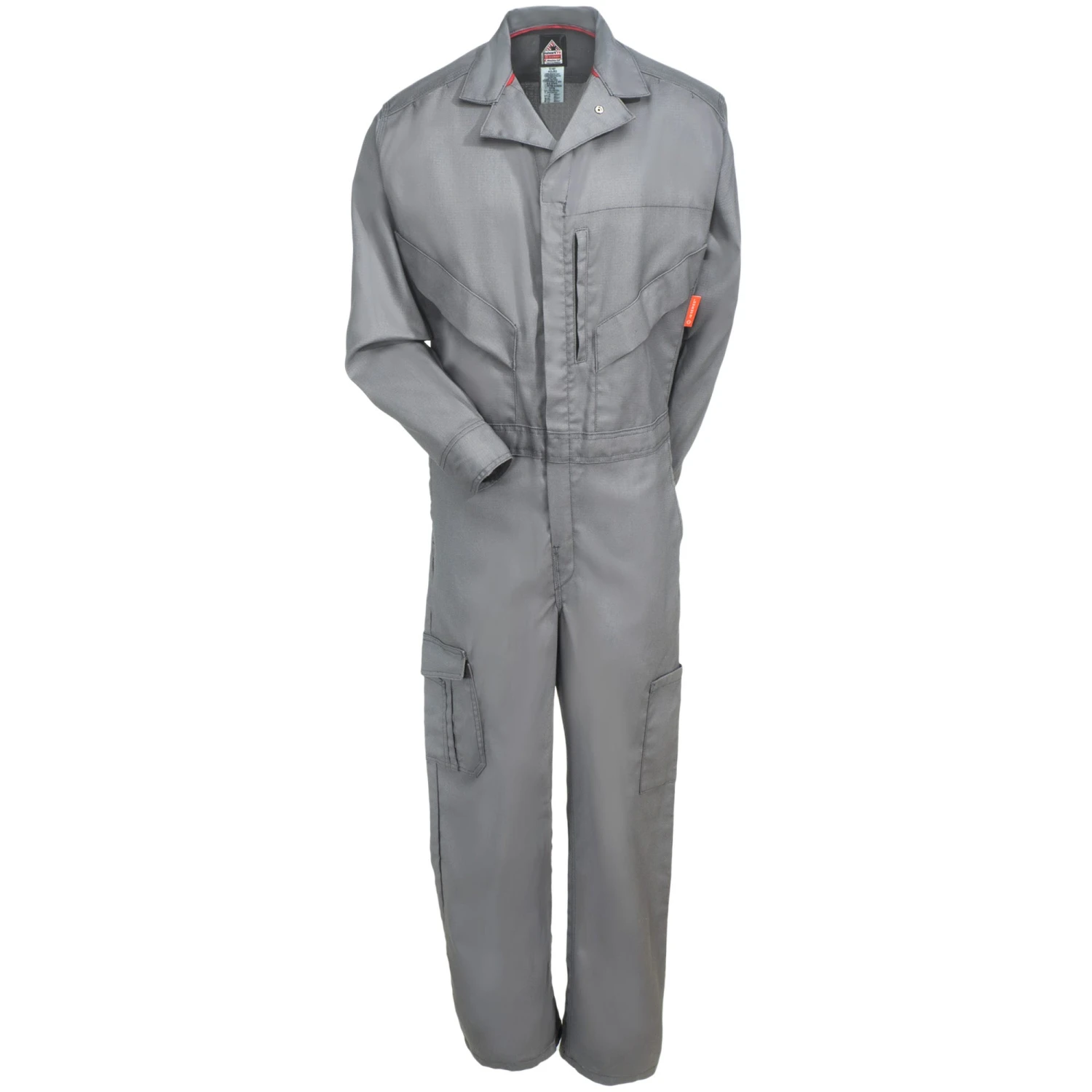 Bulwark Coveralls: Men's QC10 GY IQ Series Endurance FR Grey Premium Coveralls 6 Bulwark Coveralls: Men's QC10 GY IQ Series Endurance FR Grey Premium Coveralls - Image 4