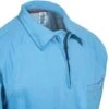 Bulwark Shirts: Men's Blue QT12 BL Flame-Resistant Long Sleeve Polo Shirt -Outlet Vestucia Store bulwark qt12bl cd 01 1
