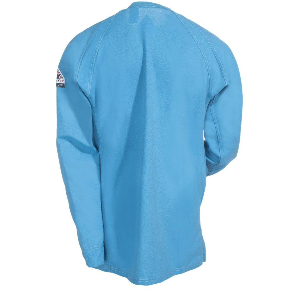 Bulwark Shirts: Men's Blue QT32 BL Flame-Resistant IQ Long Sleeve Shirt 5 Bulwark Shirts: Men's Blue QT32 BL Flame-Resistant IQ Long Sleeve Shirt - Image 3
