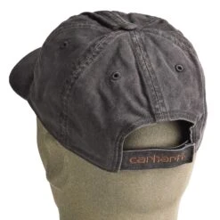 Carhartt Hats: Men's 100289 001 Black Canvas Odessa Cap 7 Carhartt Hats: Men's 100289 001 Black Canvas Odessa Cap -Outlet Vestucia Store carhartt 100289 001 b 01