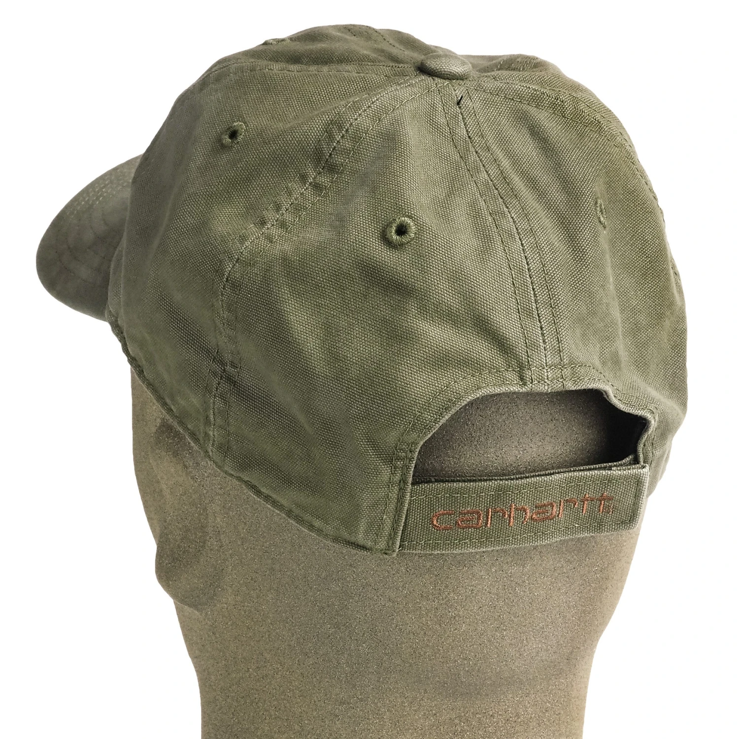 Carhartt Hats: Men's 100289 301 Army Green Odessa Canvas Cap 3 Carhartt Hats: Men's 100289 301 Army Green Odessa Canvas Cap