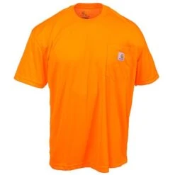 Carhartt Force Shirts: Men's 100493 824 Orange Hi-Vis Short Sleeve Force Work Shirt 6 Carhartt Force Shirts: Men's 100493 824 Orange Hi-Vis Short Sleeve Force Work Shirt -Outlet Vestucia Store carhartt 100493824 f 01