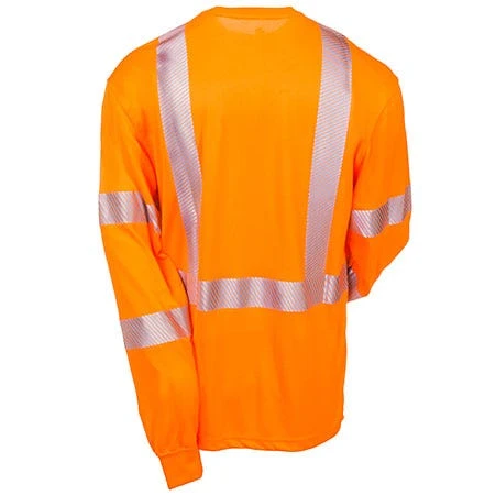 Carhartt Force Shirts: Men's Force Orange 100496 824 Hi Vis Long Sleeve Shirt 3 Carhartt Force Shirts: Men's Force Orange 100496 824 Hi Vis Long Sleeve Shirt