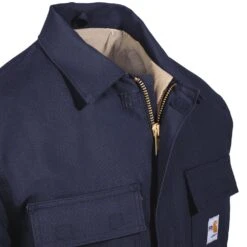 Carhartt Coats: Men's 101618 410 Flame Resistant Cotton Duck Traditional Lined Coat 7 Carhartt Coats: Men's 101618 410 Flame Resistant Cotton Duck Traditional Lined Coat -Outlet Vestucia Store carhartt 101618 410 cd 01