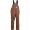 Carhartt Overalls: Men's 101626 211 FR Quilt Lined Cotton Duck Bib Overalls -Outlet Vestucia Store carhartt 101626 211 f 01 1 1