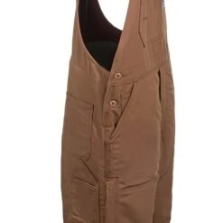 Carhartt Overalls: Men's 101626 211 FR Quilt Lined Cotton Duck Bib Overalls -Outlet Vestucia Store carhartt 101626 211 r 01 1 1