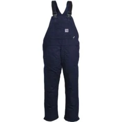 Carhartt Overalls: Men's 101626 410 Flame Resistant Lined Cotton Duck Bib Overalls -Outlet Vestucia Store carhartt 101627 410 f 01 1