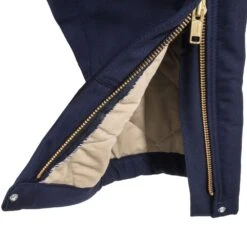 Carhartt Overalls: Men's 101626 410 Flame Resistant Lined Cotton Duck Bib Overalls -Outlet Vestucia Store carhartt 101627 410 ld 01 1