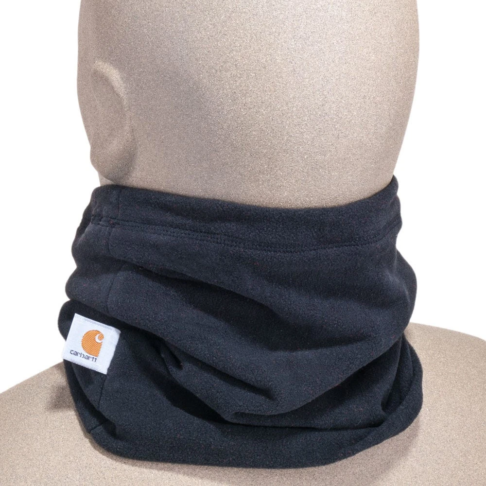 Carhartt Clothing: Men's A204 BLK Black Fleece Neck Gaiter 4 Carhartt Clothing: Men's A204 BLK Black Fleece Neck Gaiter - Image 2