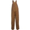 Carhartt Kids' Overalls: Boys' CM8601 D15 Brown Duck Washed Bib Overalls -Outlet Vestucia Store carhartt cm8601 d15 hd b 01