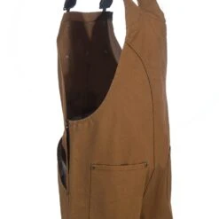 Carhartt Kids' Overalls: Boys' CM8601 D15 Brown Duck Washed Bib Overalls -Outlet Vestucia Store carhartt cm8601 d15 hd l 01