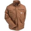 Carhartt Coats: Men's Brown 102182 211 FR Full Swing Quick Duck Coat -Outlet Vestucia Store carhartt 102182 211 1